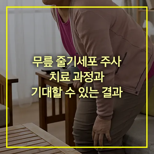 무릎 줄기세포 주사 치료