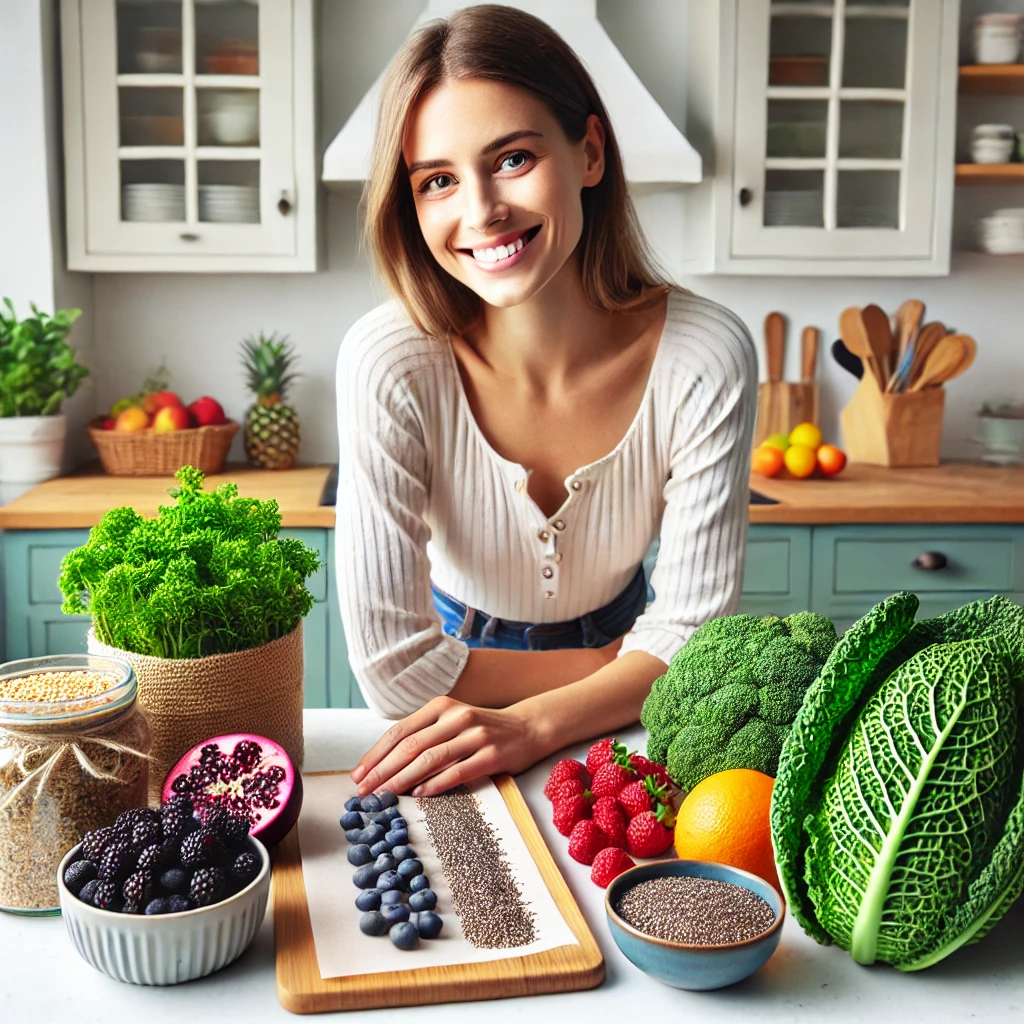 슈퍼푸드 식단 이미지