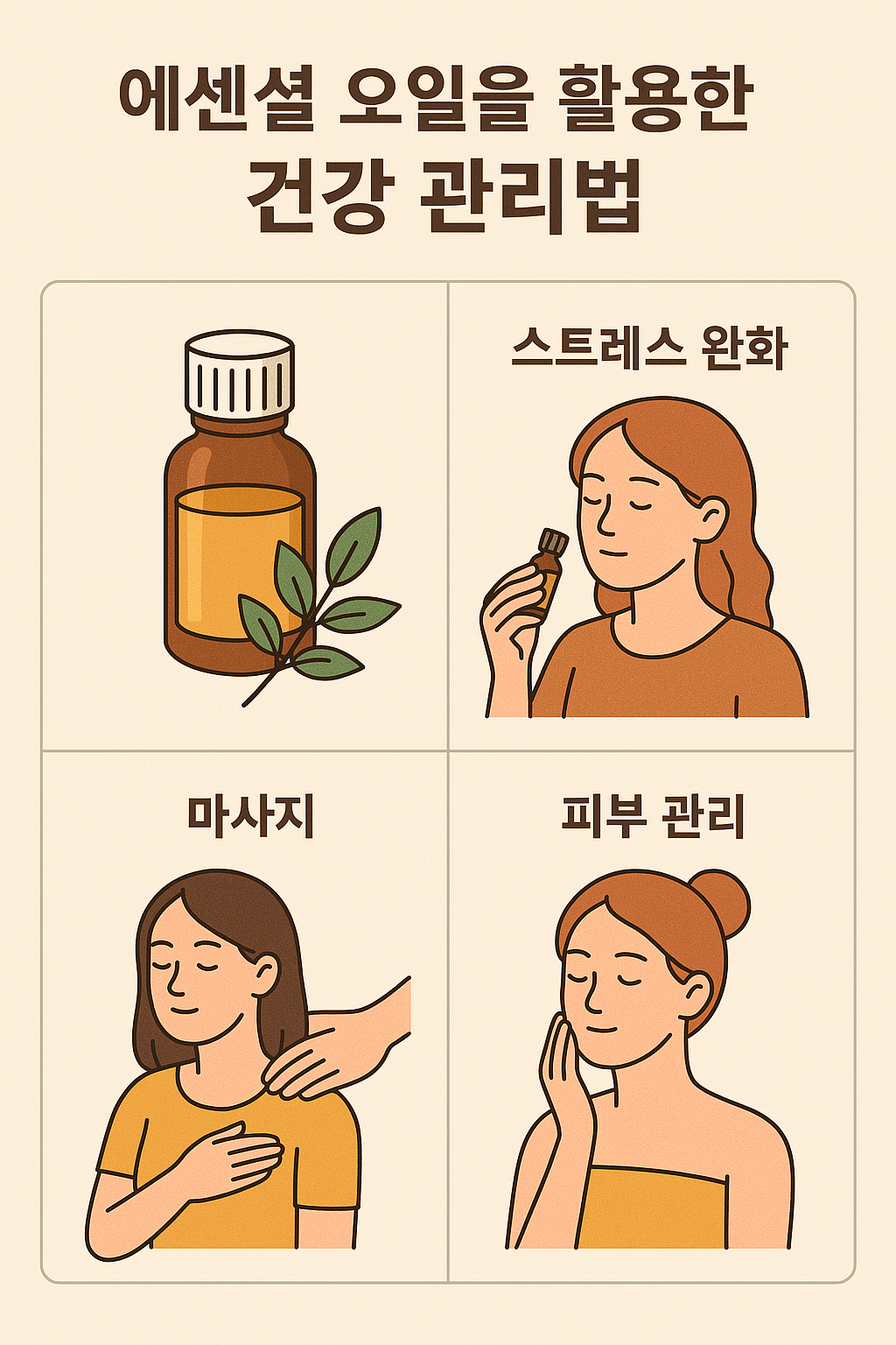 에센셜 오일을 활용한 건강 관리법