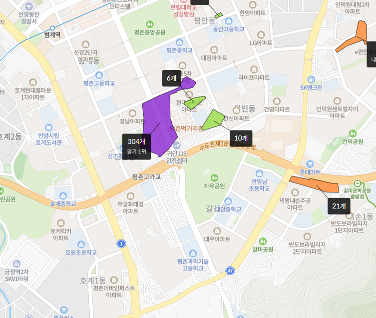 학원가