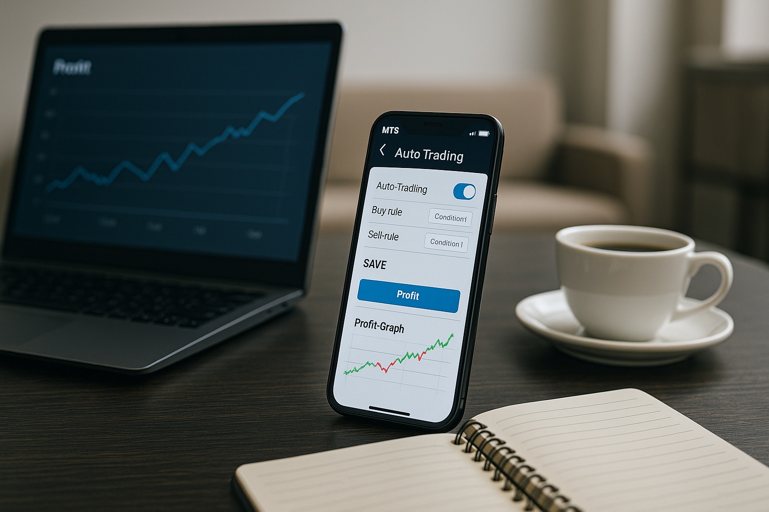 모바일 자동매매 모니터링