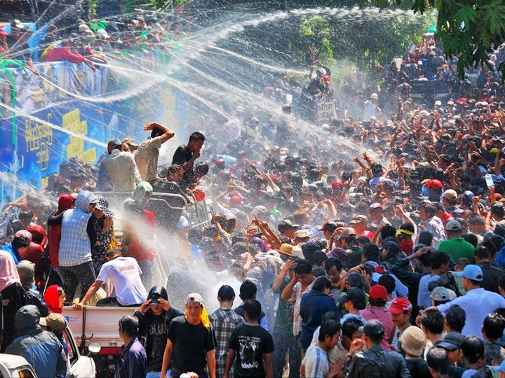 미얀마_띤잔축제