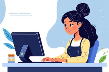 특별채무조정패키지를 PC로 신청중인 소상공인