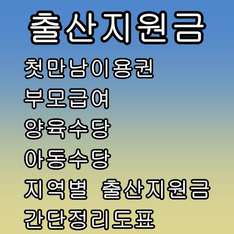 출산지원금