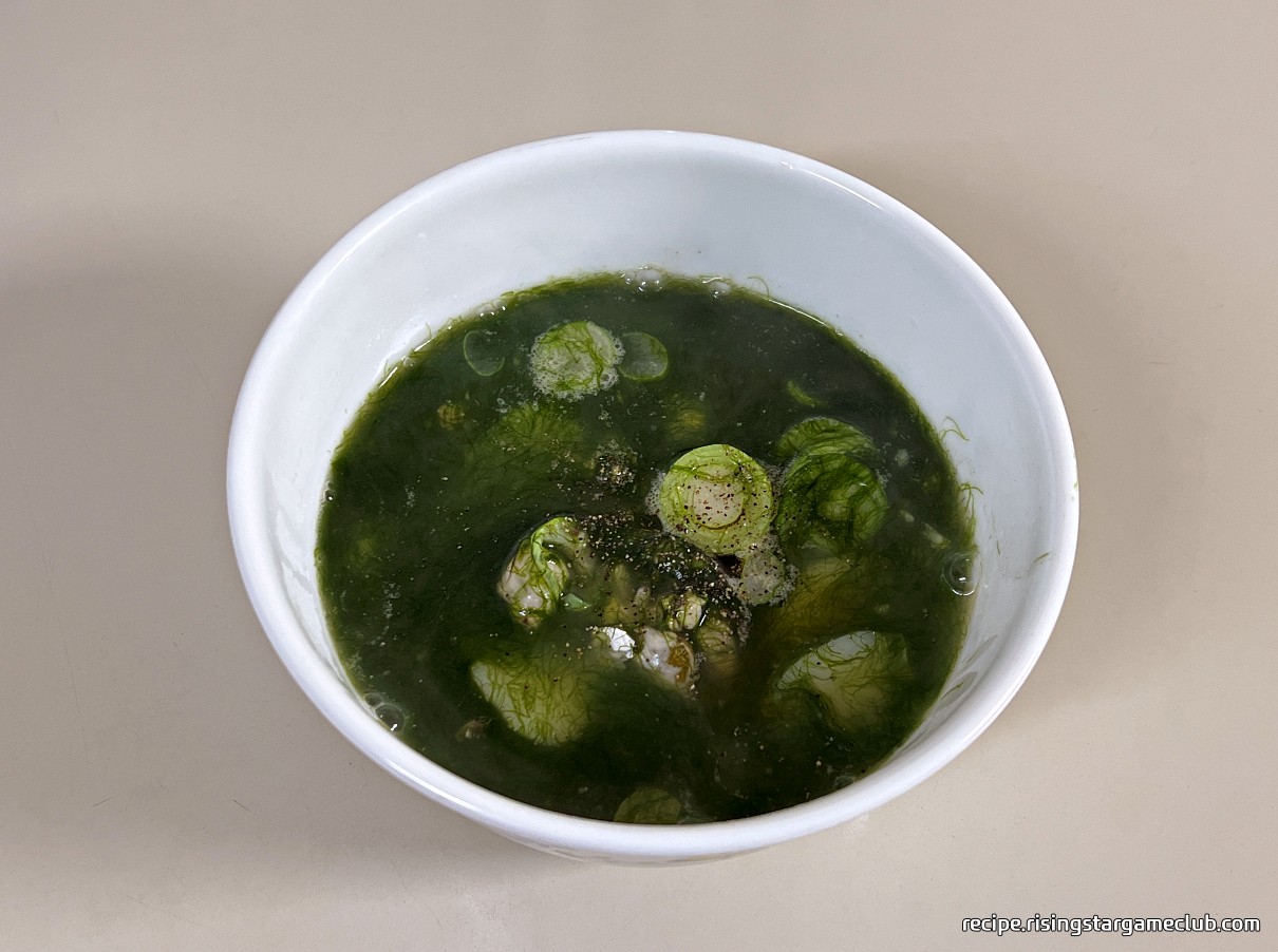 맛있는 매생이 굴 떡국 만들기