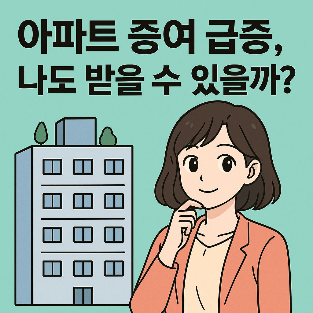 아파트 증여 급증, 나도 받을 수 있을까?