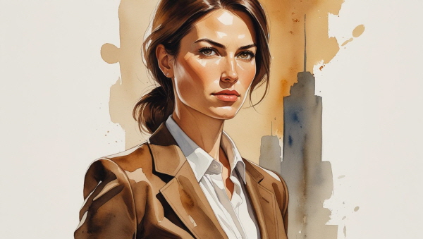 ENTJ는 전략적이고 목표 지향적인 성향으로, 자존감이 성과와 직결되는 경우가 많습니다에 관한 그림