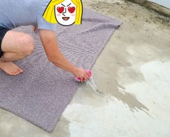 러그 세탁 드라이클리닝 표지 확인과 국소세척 요령_19