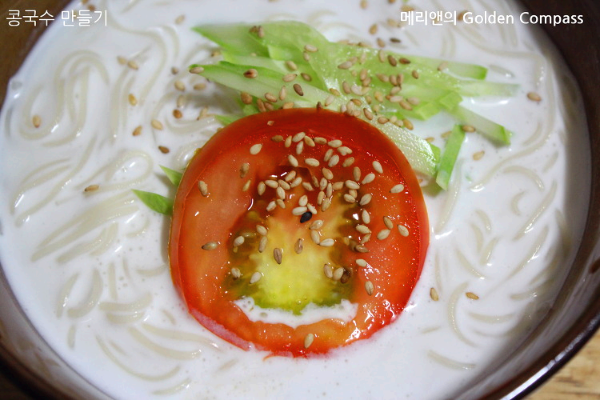 완성된-두부우유-콩국수