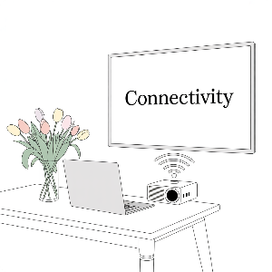 노트북 무선 프로젝터 설정 및 TV&middot;빔프로젝터 연결 가이드 이미지