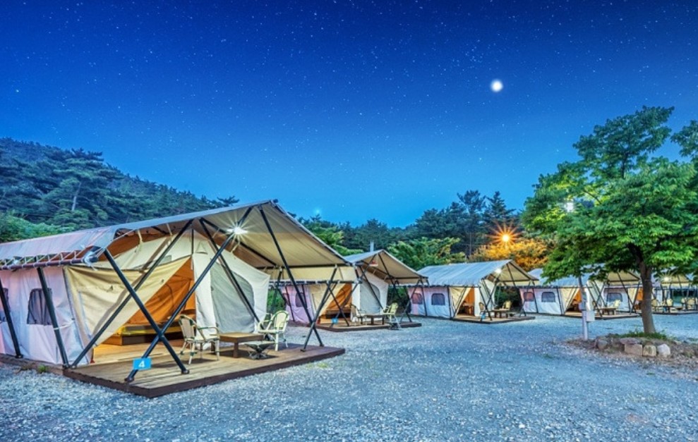 태안 구름포 해변 