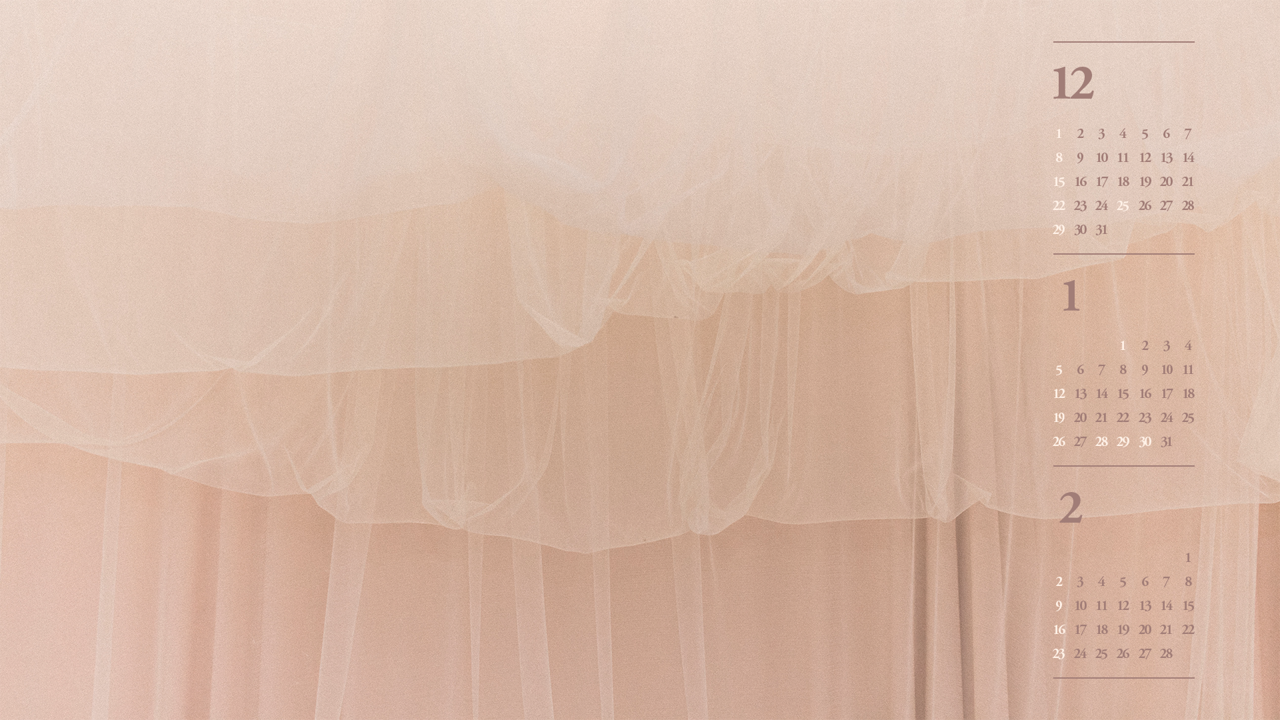 10 커튼 B - 2025년1월 노트북배경화면