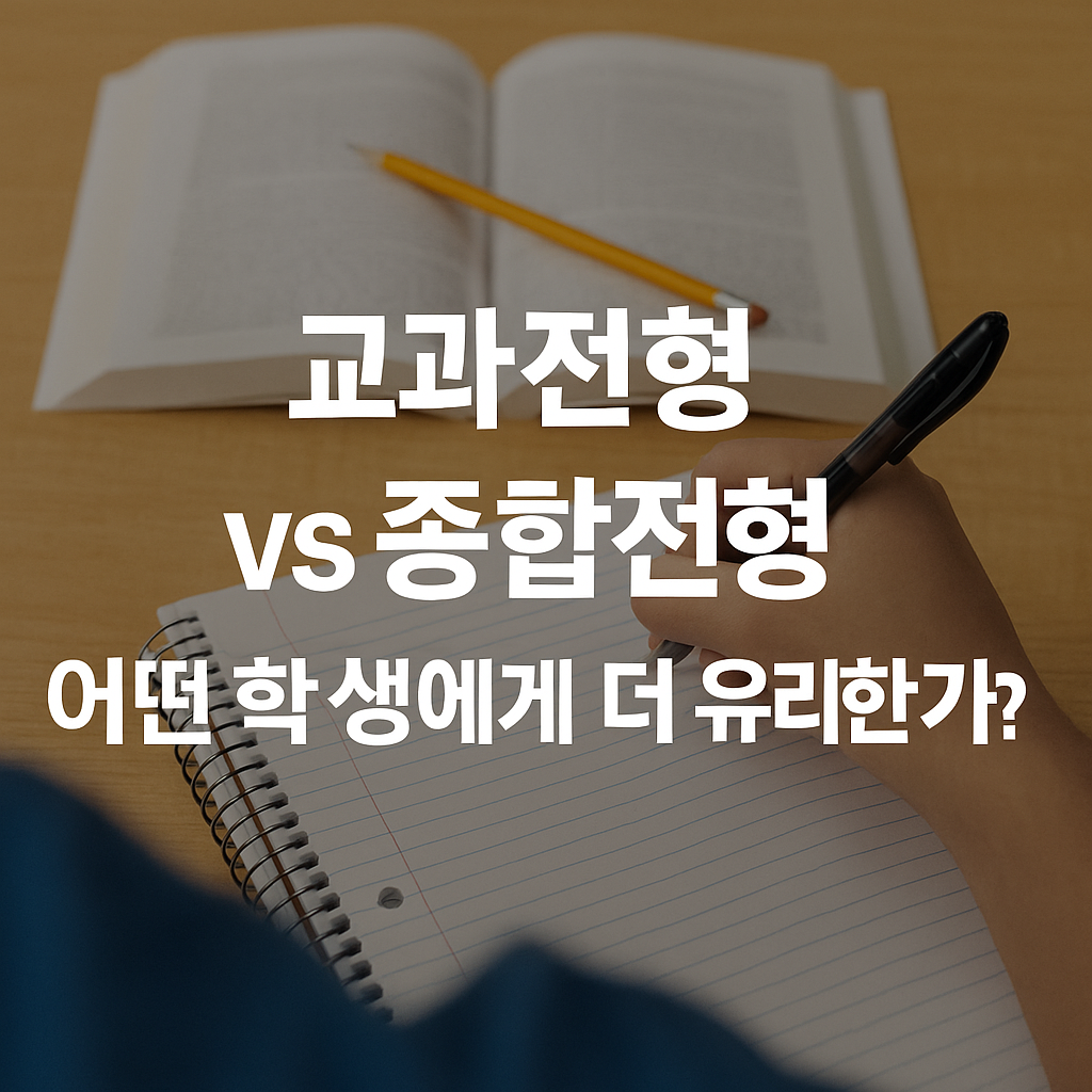 교과전형 종합전형 어느 것이 더 유리한가?