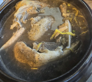 산에서온 삼계탕과 낙지