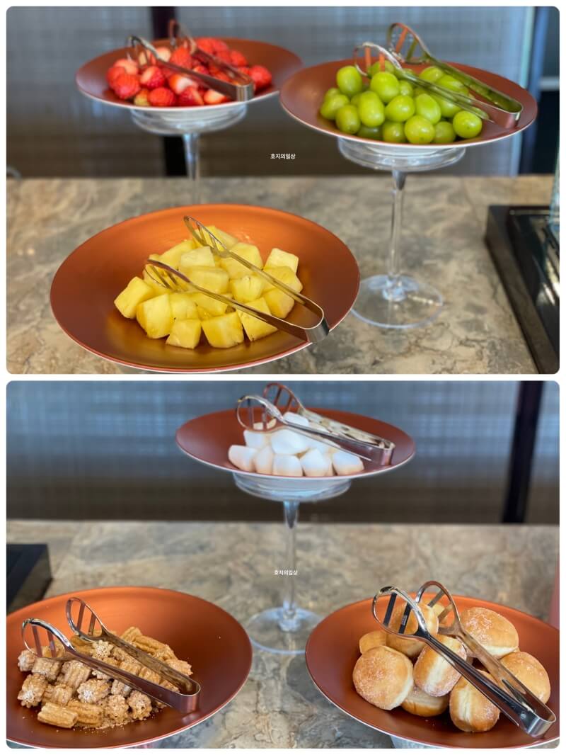 JW 메리어트 동대문 살롱 드 딸기 뷔페 - 퐁듀 재료