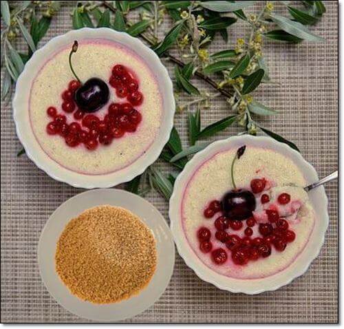 세몰리나 가루와 죽