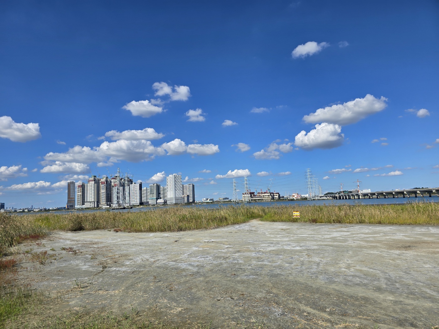 시화호 환경학교에서 바라본 시화호
