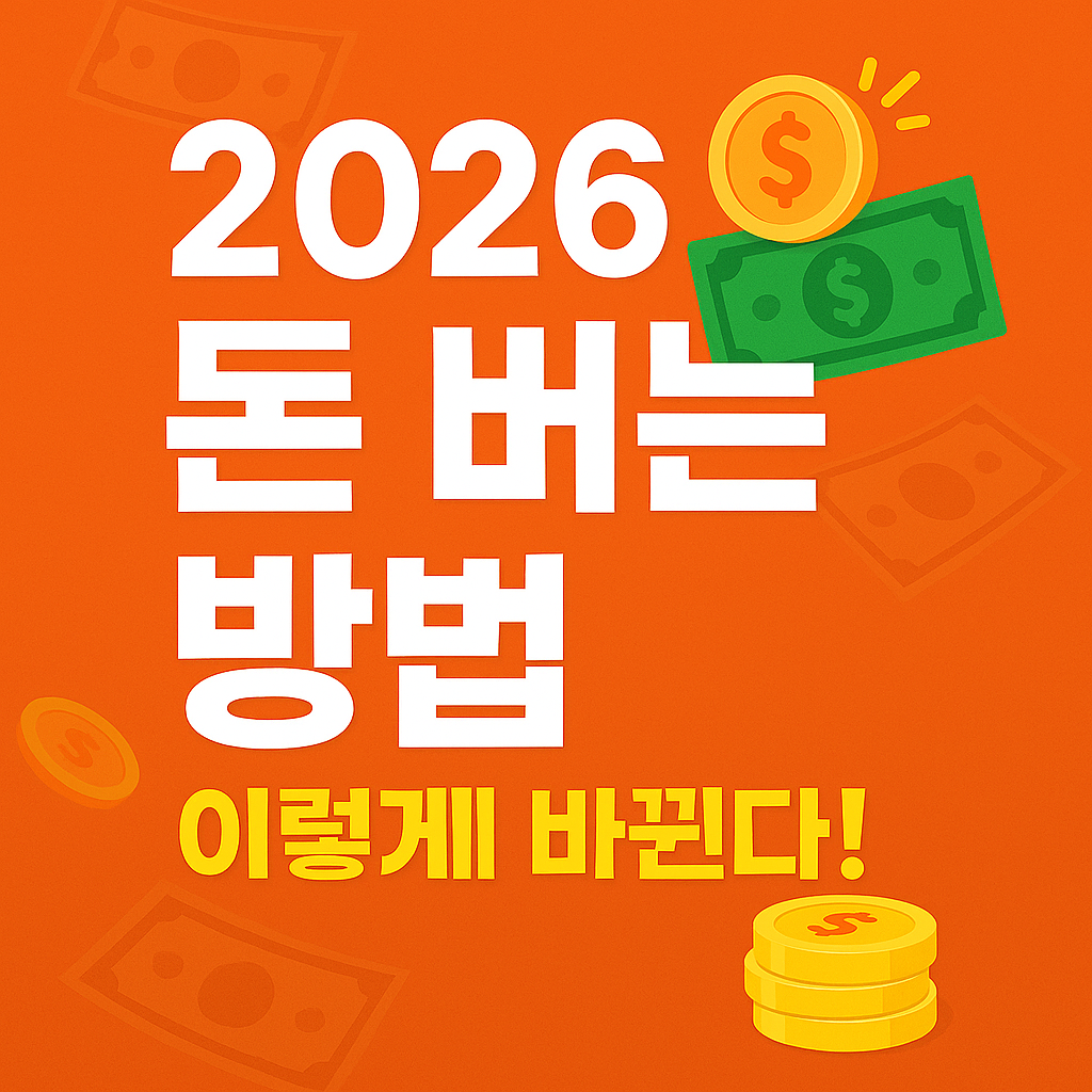 2026 돈 버는 방법 썸네일