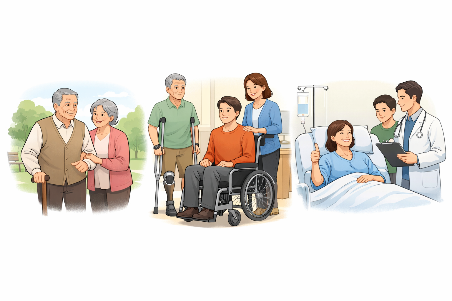 노인·장애인·질병 회복기 대상자