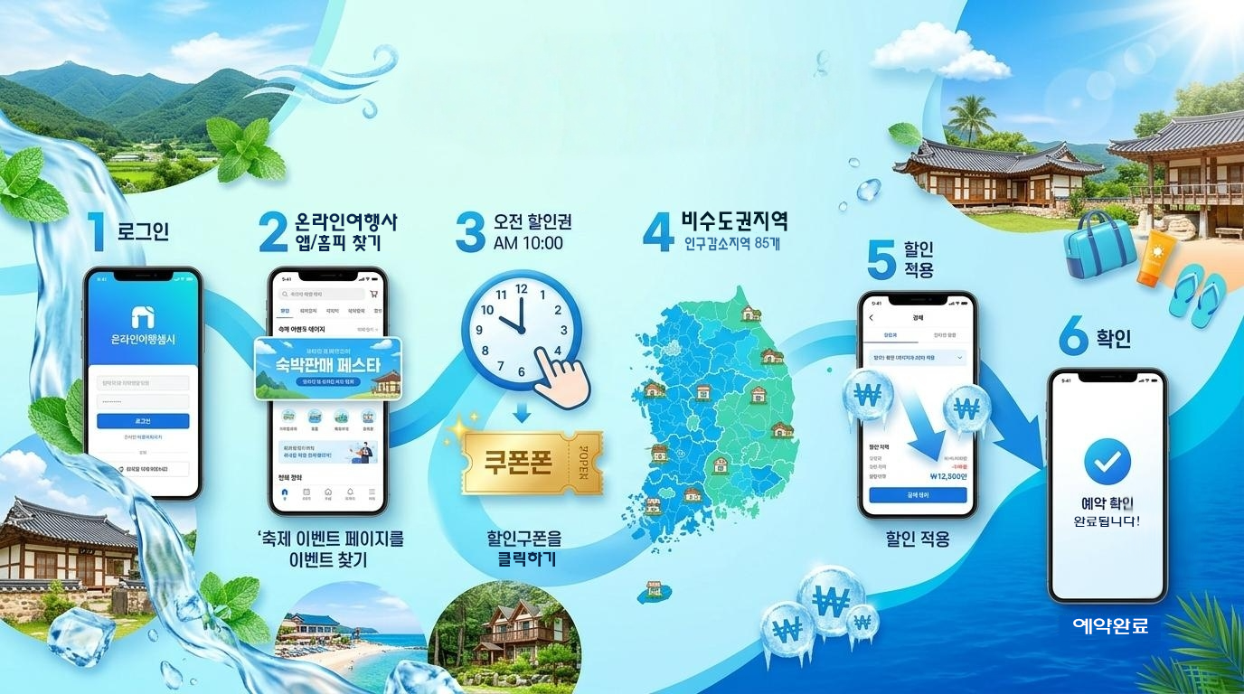 숙박세일 페스타 쿠폰 받는 법