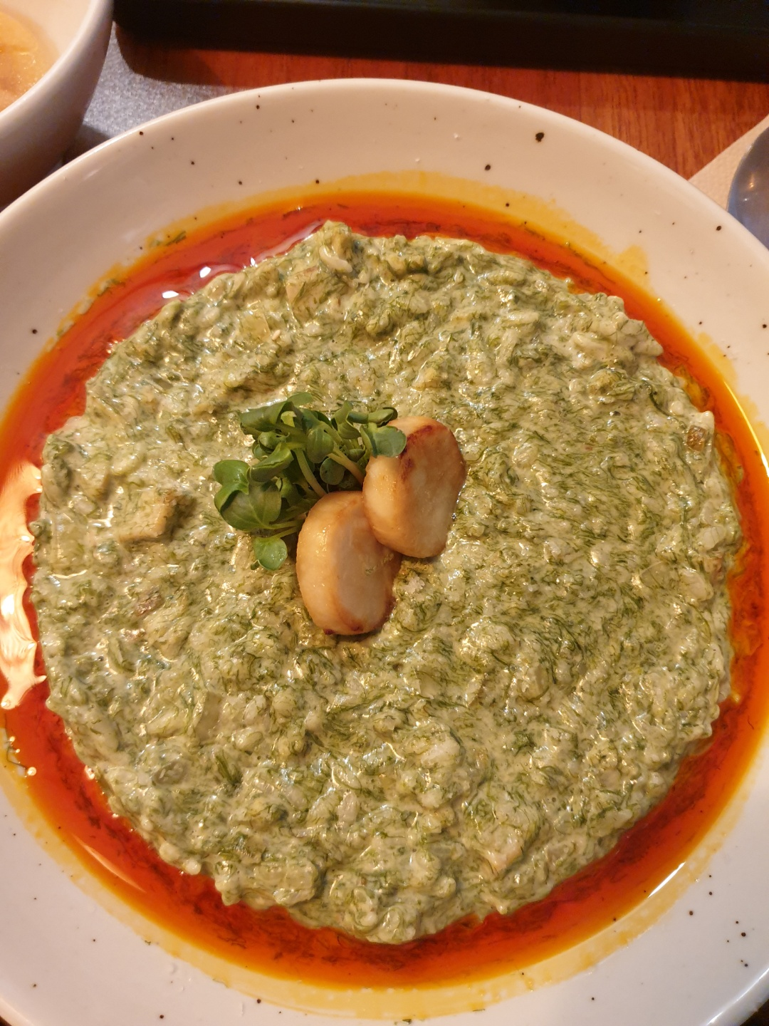 매생이크림리조또