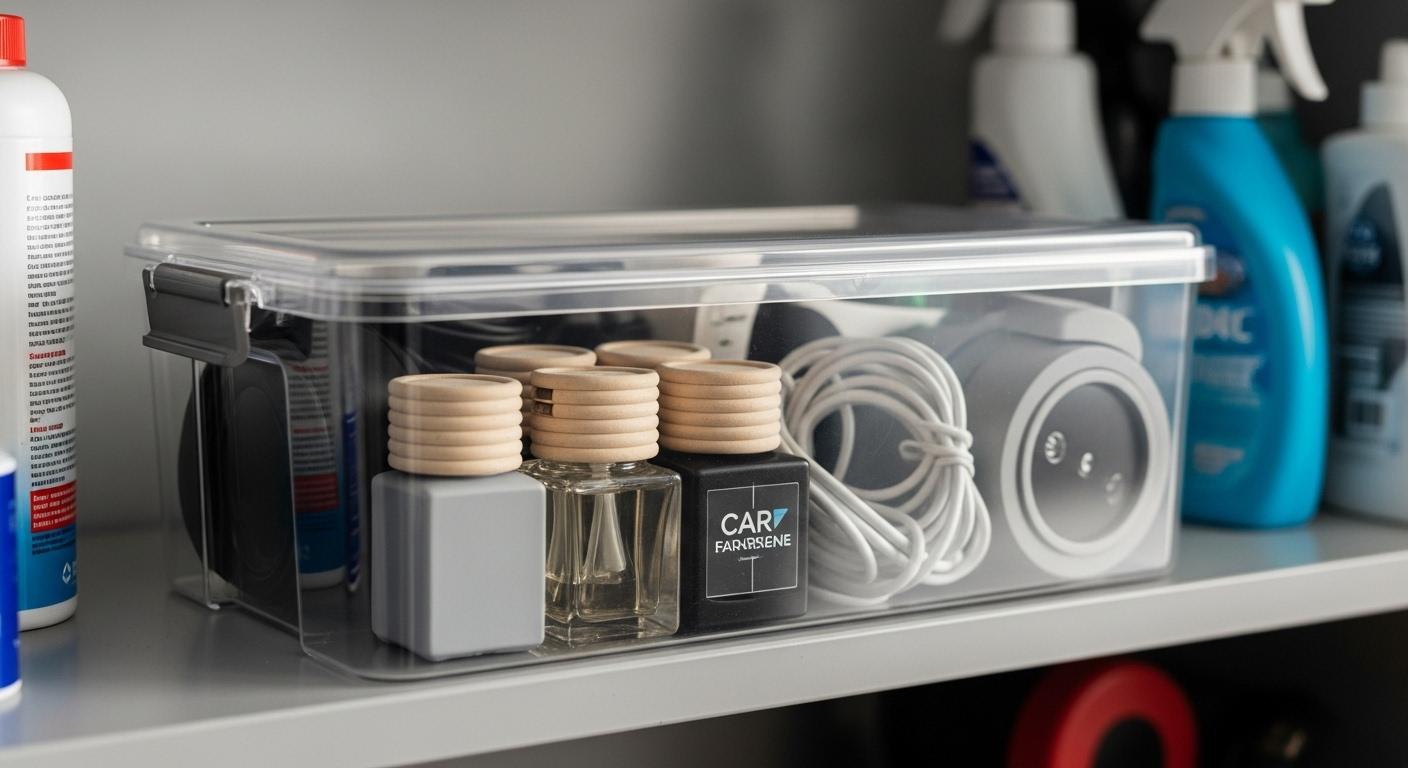 차량방향제 보관