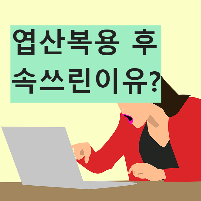 영양제 엽산 속쓰린이유 매스꺼움 부작용