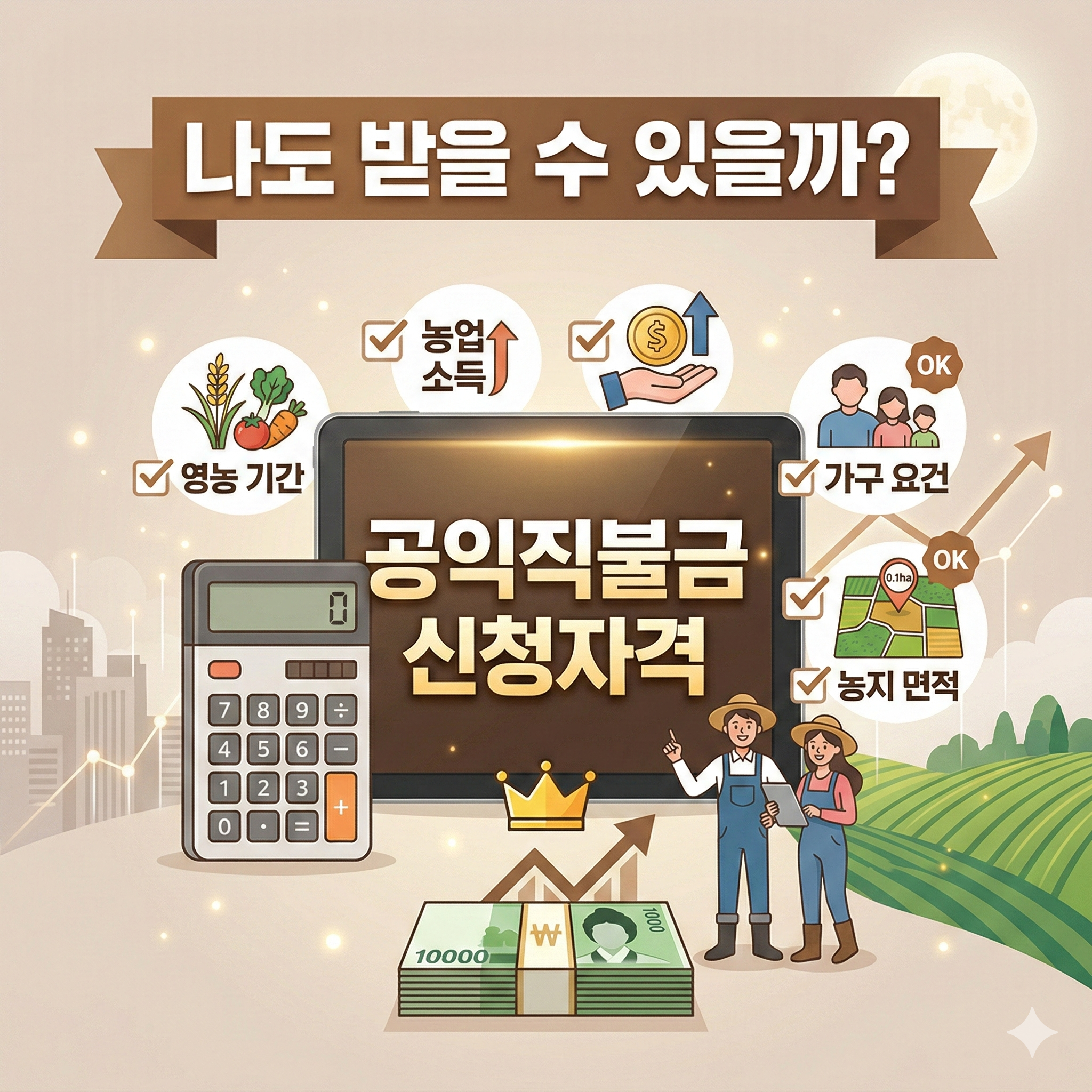 공익직불금 신청자격 및 지급 대상 완벽 정리: 나도 받을 수 있을까?