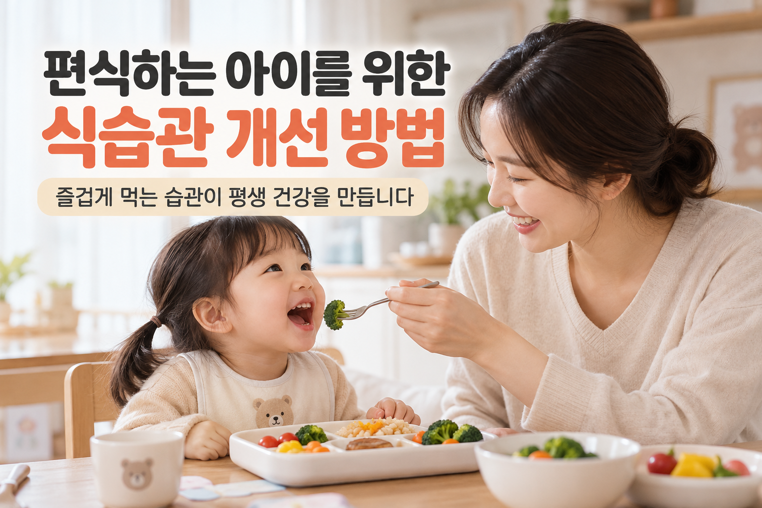 편식 극복, 즐거운 식습관 만들기