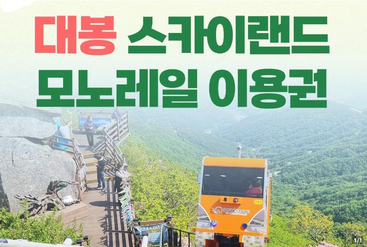 대봉산 모노레일 예약