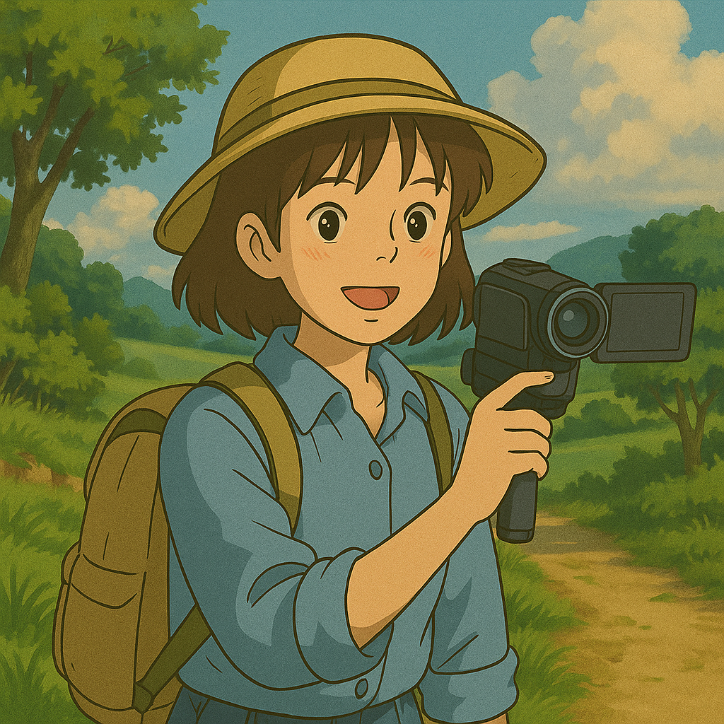 여행 브이로그를 찍고 있는 사람 관련 이미지