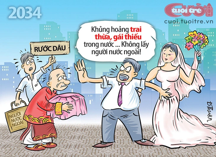 2034년 여성(신부) 부족난