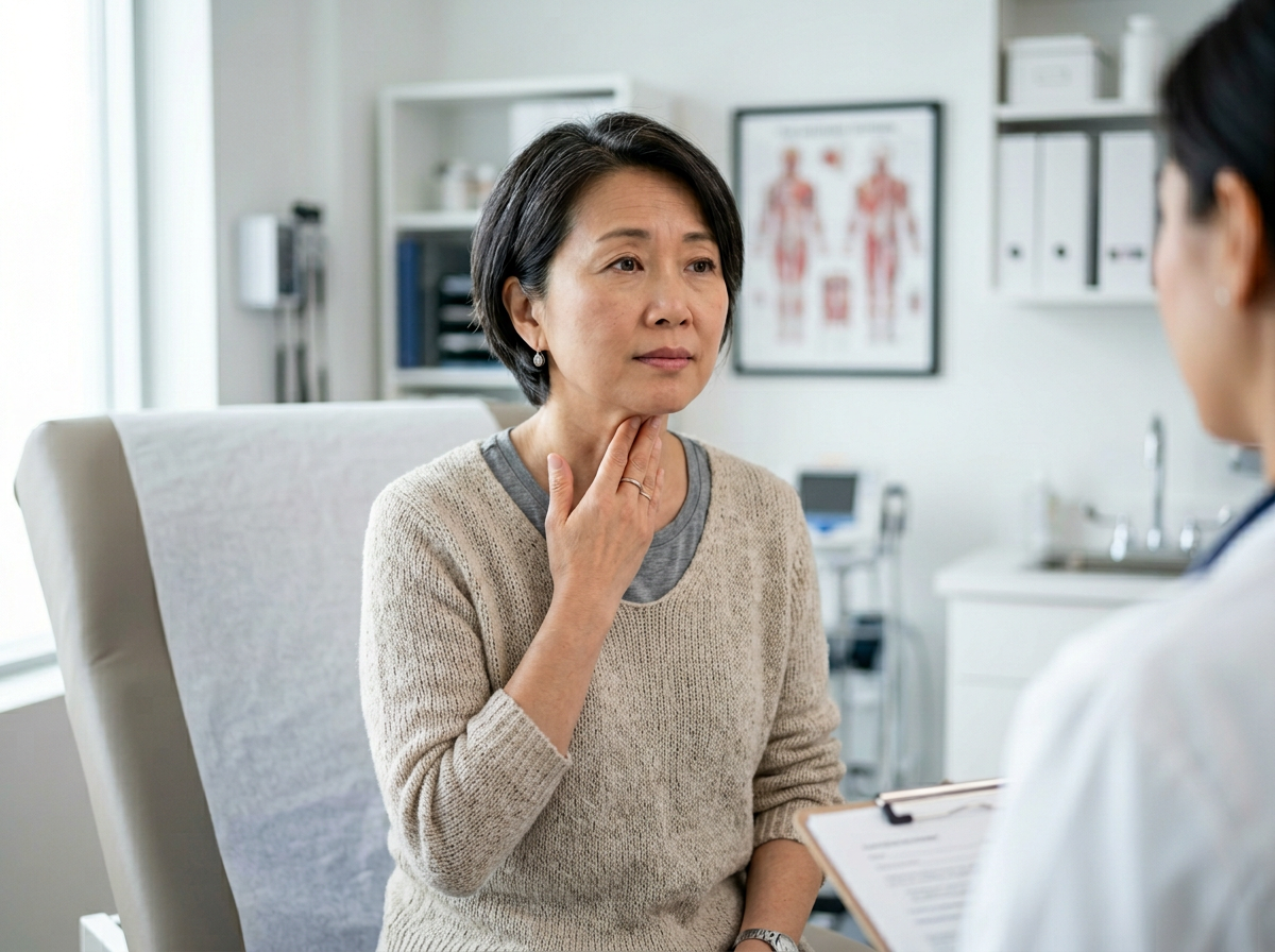 갑상선암 증상 목 혹 자가진단