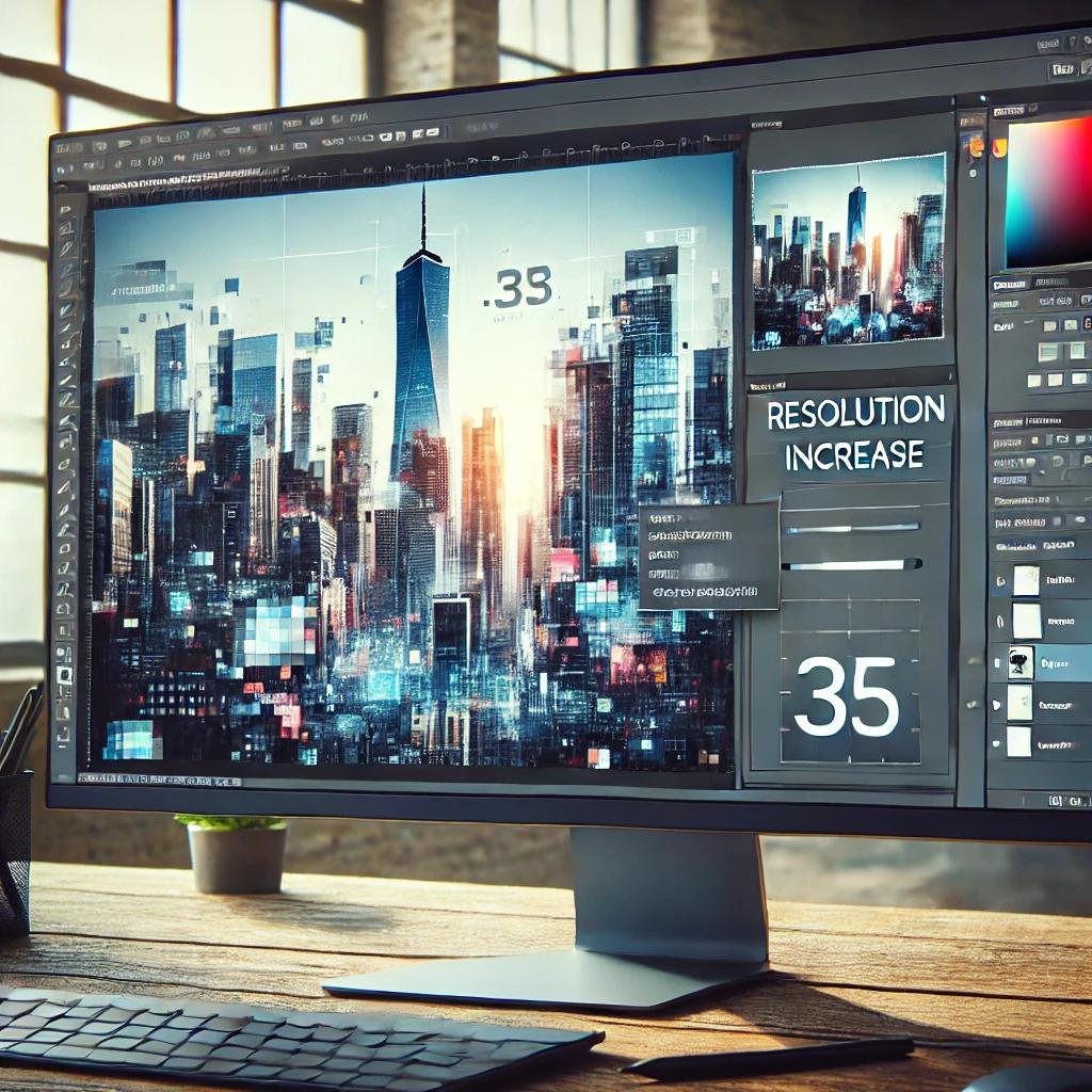 포토샵 해상도 높이기
