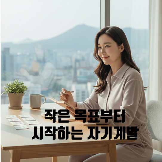 작은 목표부터 시작하는 자기계발