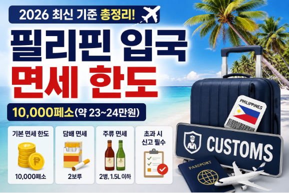 필리핀 입국 면세 한도