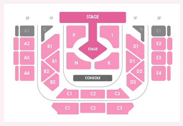 2023 에이핑크 팬콘서트 Pink drive 좌석 배치도