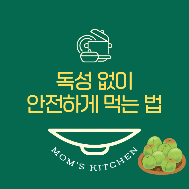 매실청 숙성기간