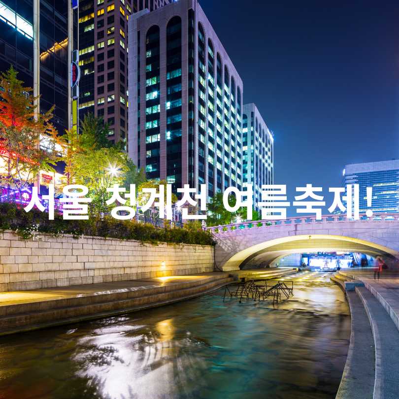 서울 청계천 여름축제