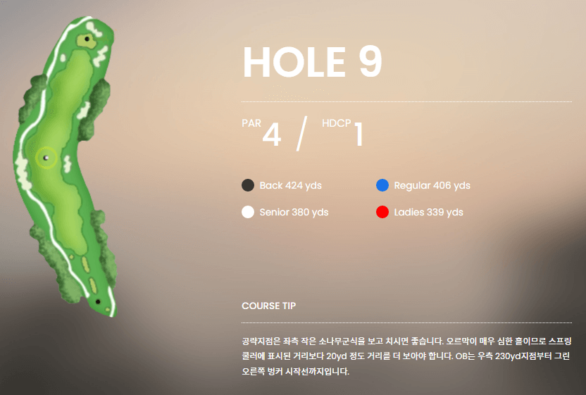 포천 아도니스 컨트리클럽 동코스 09