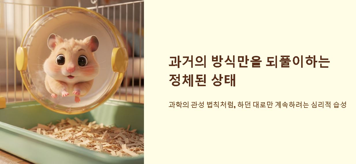 타성에 젖다 뜻