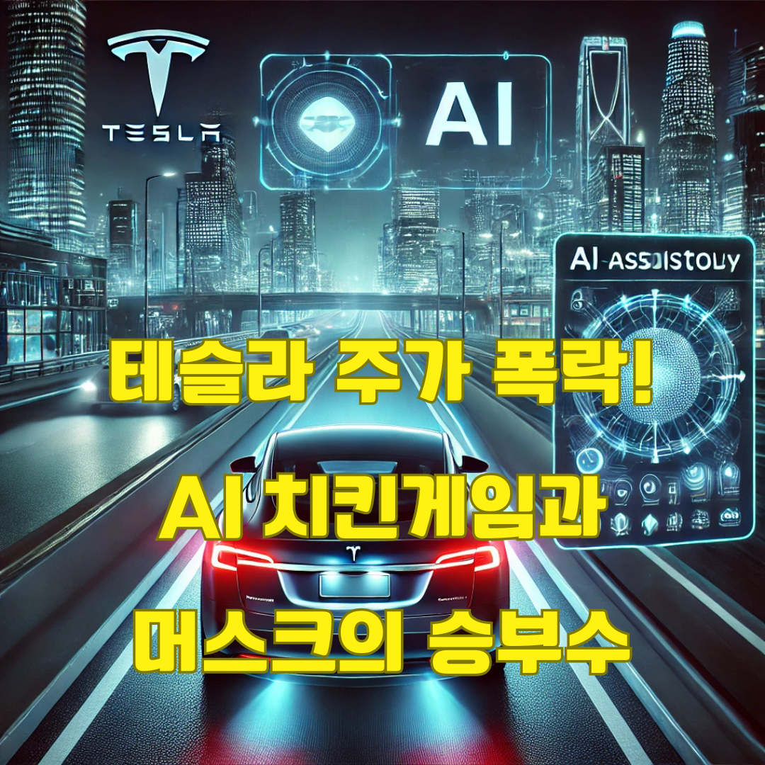 테슬라 주가 폭락과 자율주행 AI 치킨게임: 머스크의 전략과 전망
