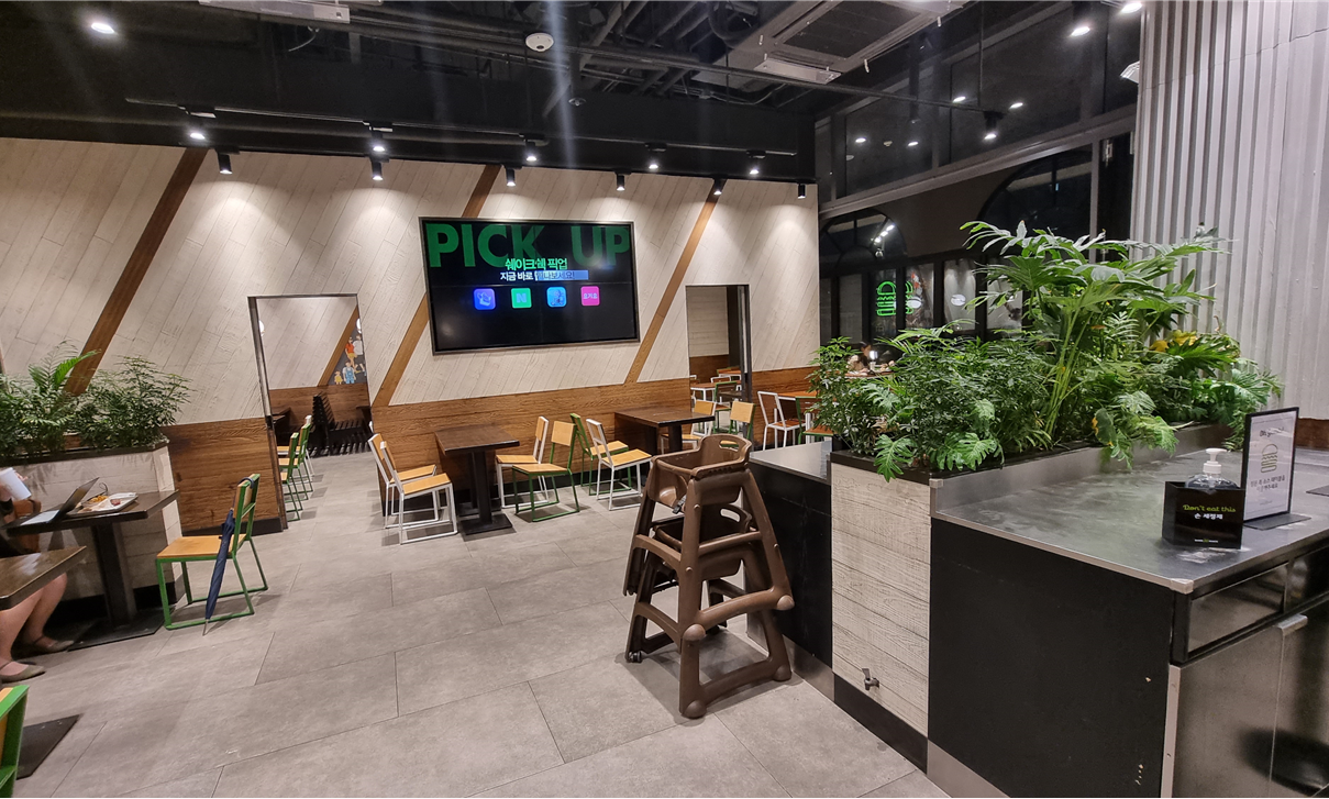 쉑쉑버거 스타필드 고양점 내부