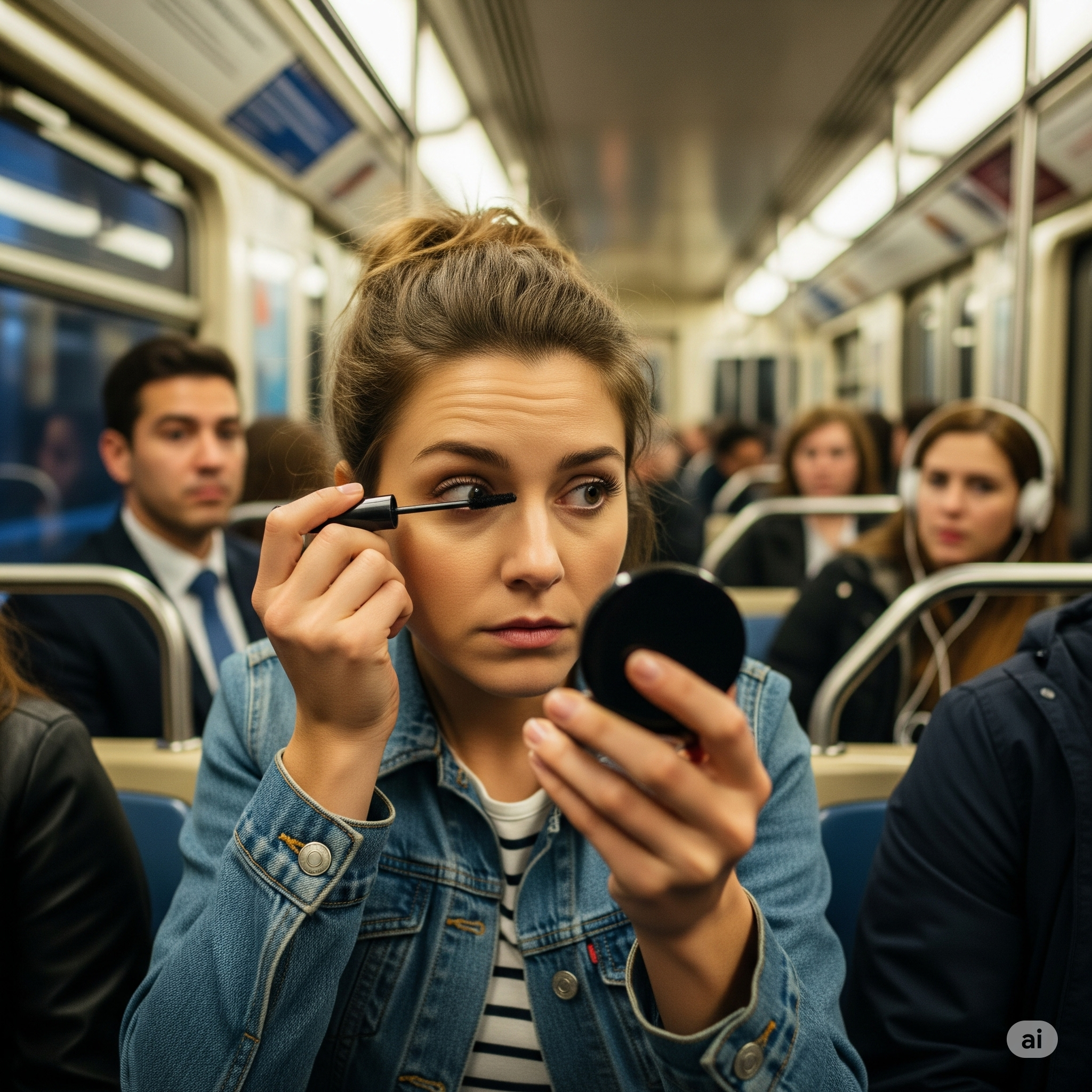 지하철 화장 에티켓