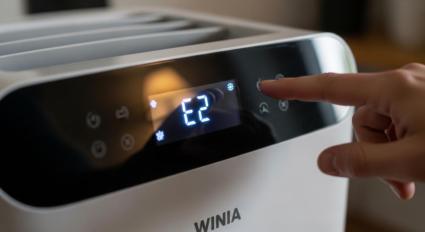 위니아 제습기 고장 e2