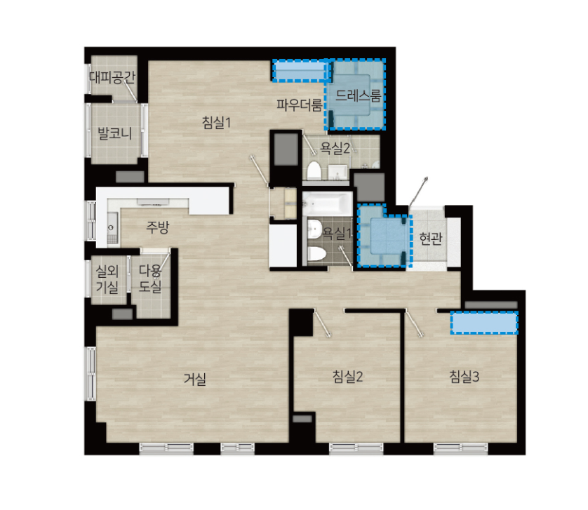 힐스테이트 리슈빌 강일 평면도 분양가 분양 일정 1주택자