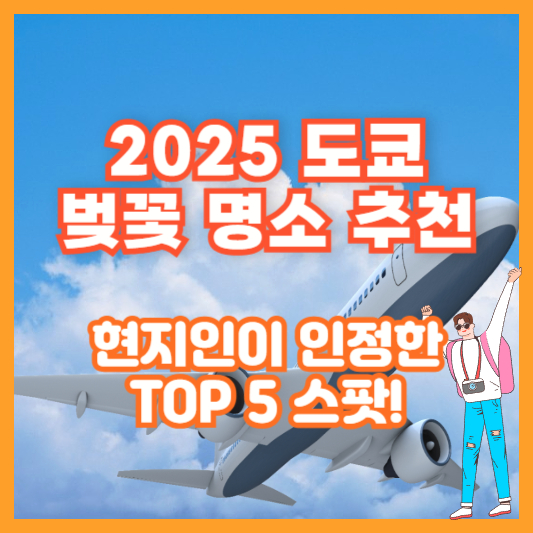 2025 도쿄 벚꽃 명소 추천 - 현지인이 인정한 TOP 5 스팟!
