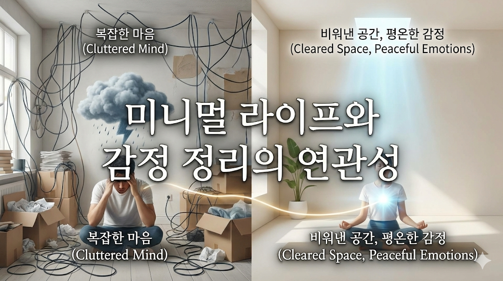 미니멀 라이프와 감정 정리의 연관성