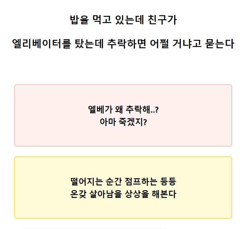 테스트잇 인생 키워드 테스트&amp;#44; 자기애 테스트&amp;#44; 초간단 성격 테스트