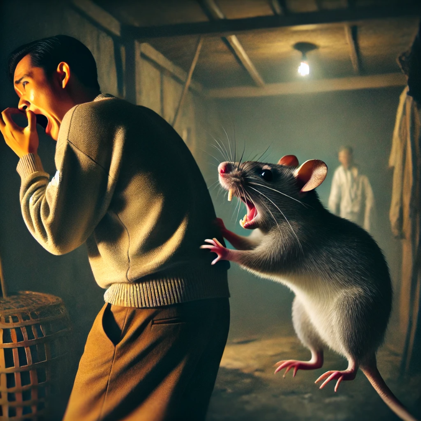 쥐가 엉덩이 무는 꿈